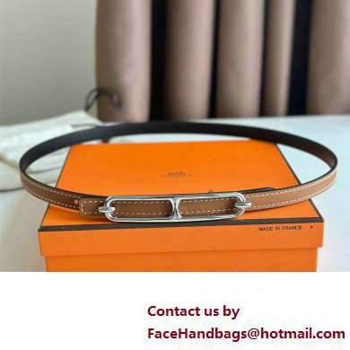 Hermes Roulis belt buckle  &  Reversible leather strap 13 mm 09 2023